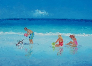 Beach Holiday Oil Paintings